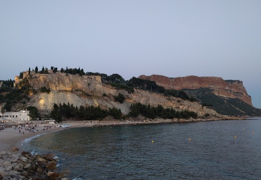 Cap Canaille depuis le port de Cassis